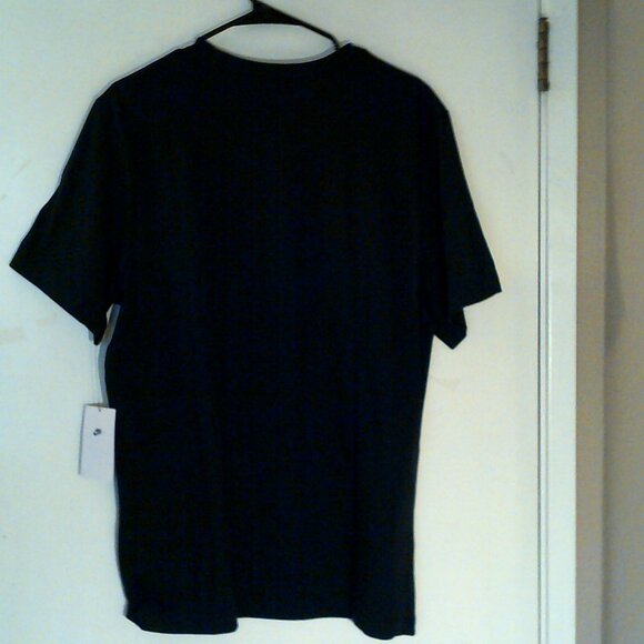 NEW NIKE SPORTSWEAR "Club Embroidered 2 Tee" MEN'S BLACK T-SHIRT LARGE AR4997-01 - Picture 6 of 7